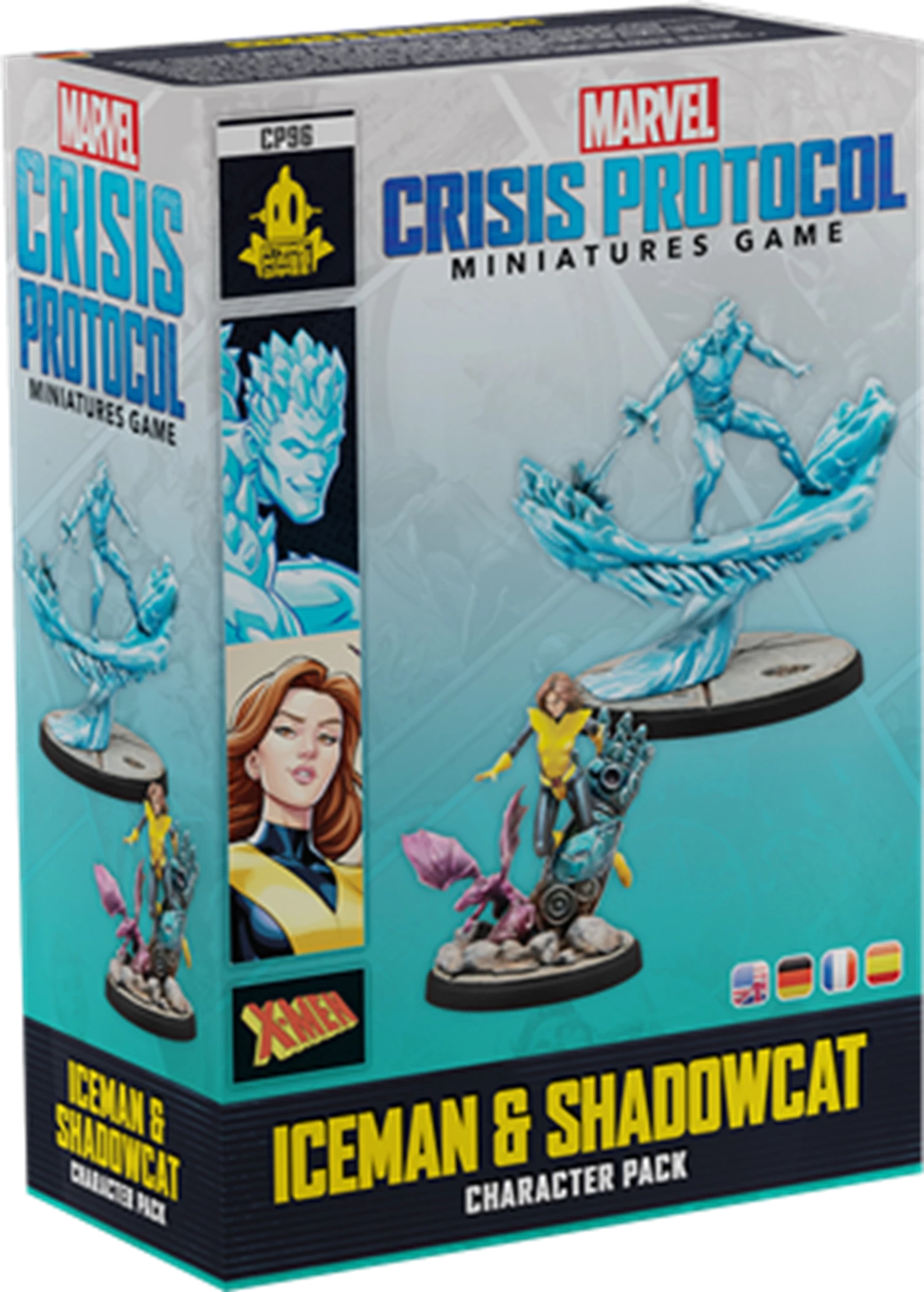 MARVEL CRISIS PROTOCOL ICEMAN & SHADOWCAT (FR-DE-EN-ES)