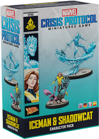MARVEL CRISIS PROTOCOL ICEMAN & SHADOWCAT (FR-DE-EN-ES)
