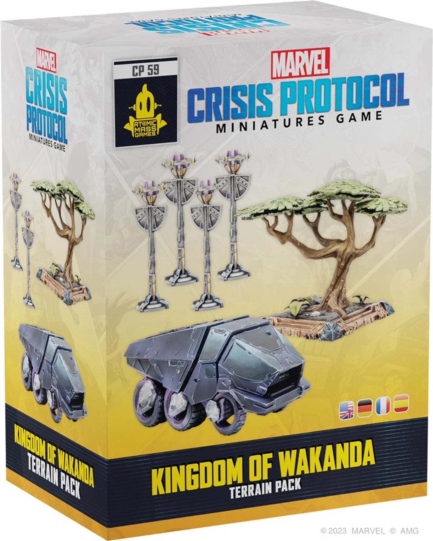 MARVEL CRISIS PROTOCOL KINGDOM WAKANDA TERRAIN P. (FR-DE-EN-
