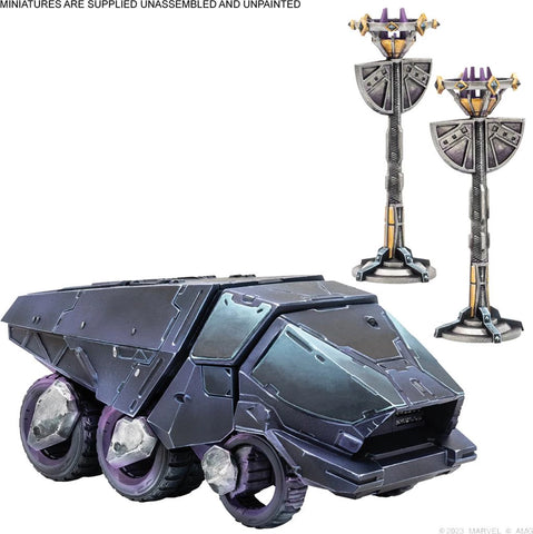 MARVEL CRISIS PROTOCOL KINGDOM WAKANDA TERRAIN P. (FR-DE-EN-