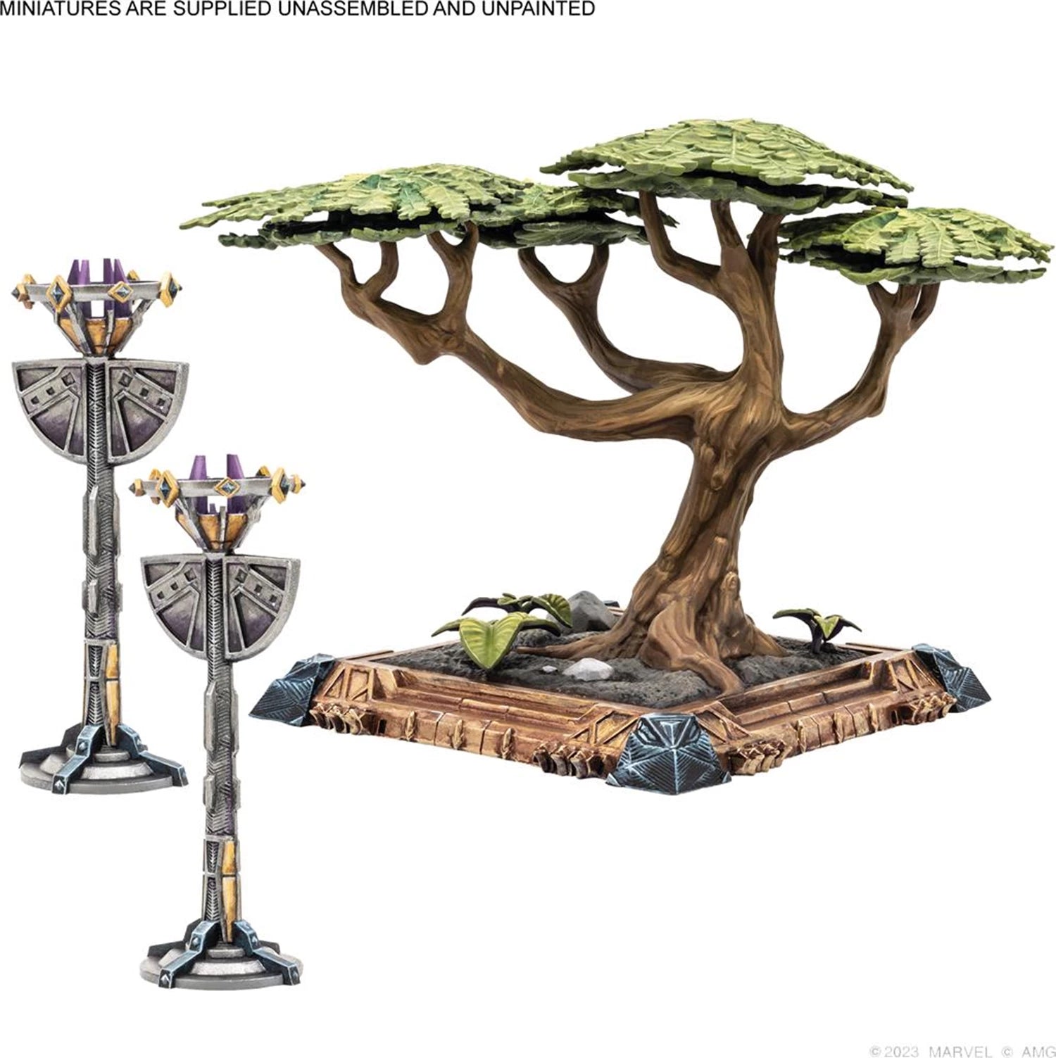 MARVEL CRISIS PROTOCOL KINGDOM WAKANDA TERRAIN P. (FR-DE-EN-