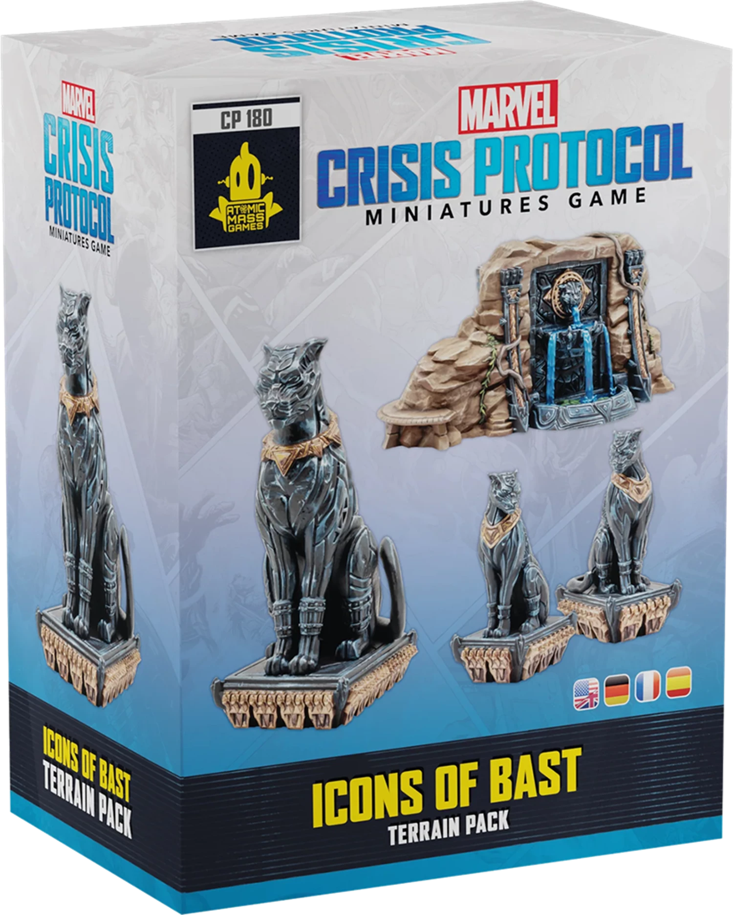MARVEL CRISIS PROTOCOL ICONS OF BAST TERRAIN P. (FR-DE-EN-ES