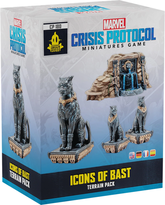 MARVEL CRISIS PROTOCOL ICONS OF BAST TERRAIN P. (FR-DE-EN-ES
