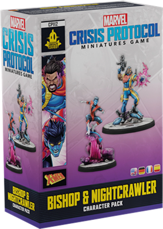 MARVEL CRISIS PROTOCOL BISHOP & NIGHTCRAWLER (FR-DE-EN-ES)