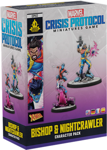 MARVEL CRISIS PROTOCOL BISHOP & NIGHTCRAWLER (FR-DE-EN-ES)