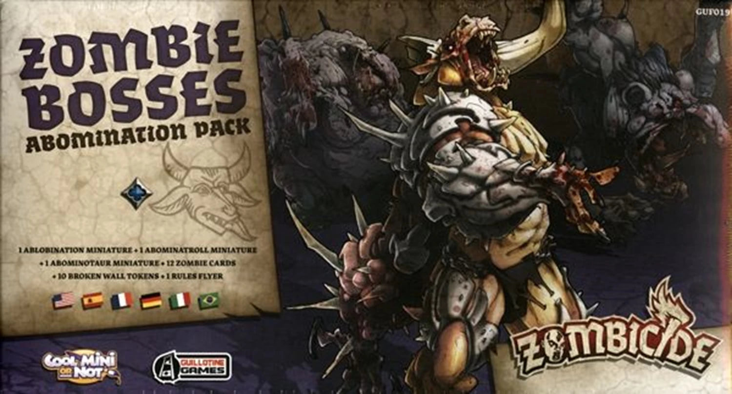 ZOMBICIDE BLACK PLAGUE ABOMINATION PACK - ZOMBIE BOSSES (FR-