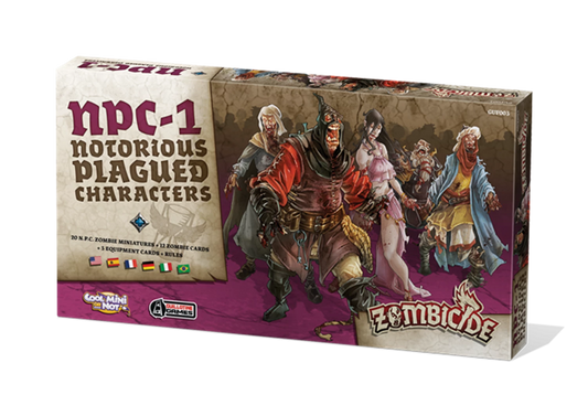 ZOMBICIDE BLACK PLAGUE NOTORIOUS PLAGUED CHARACTERS #1 (FR)