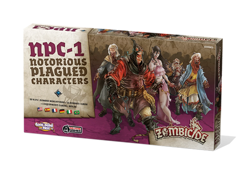 ZOMBICIDE BLACK PLAGUE NOTORIOUS PLAGUED CHARACTERS #1 (FR)