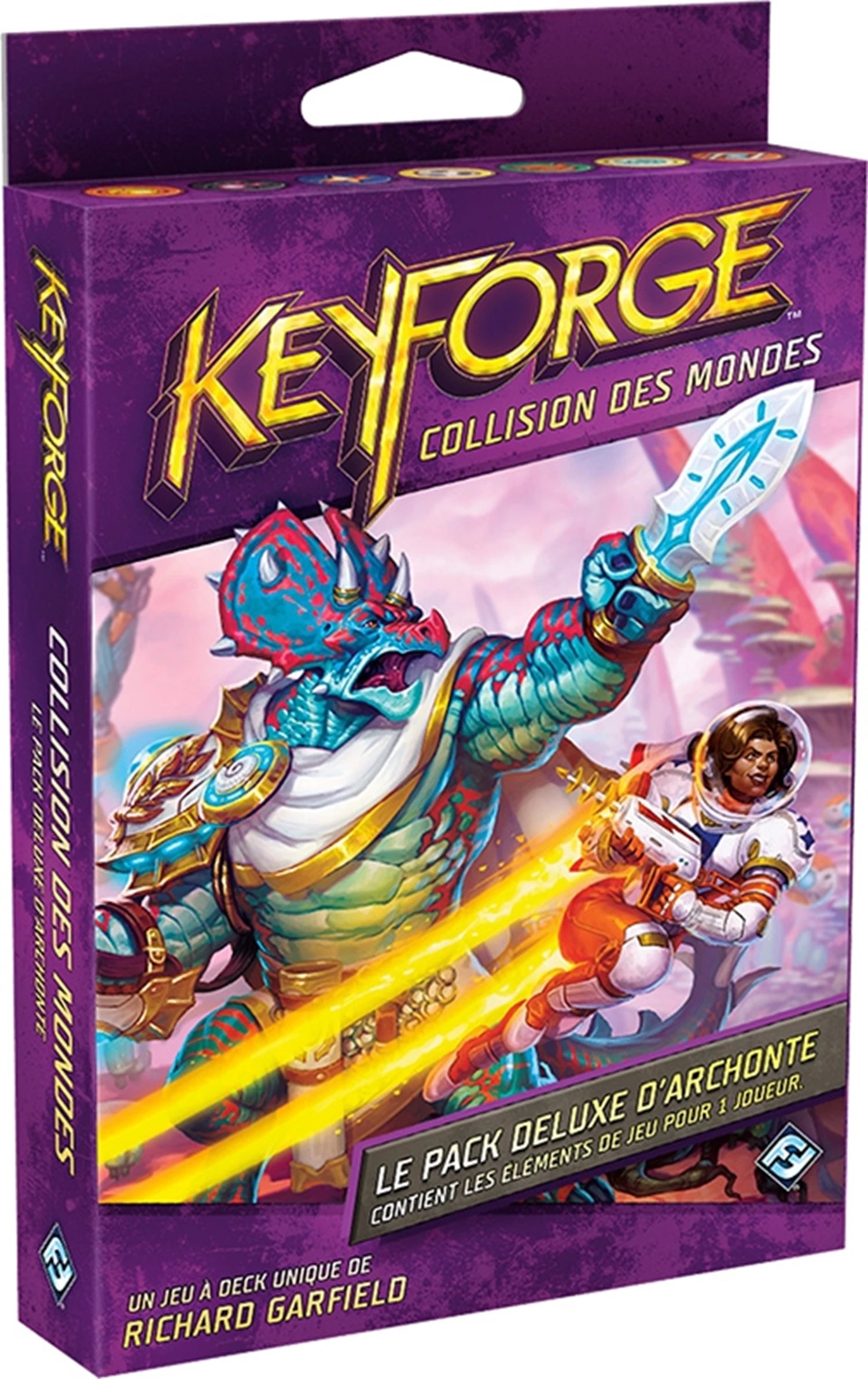 KEYFORGE COLLISION DES MONDES DECK DELUXE (FR)