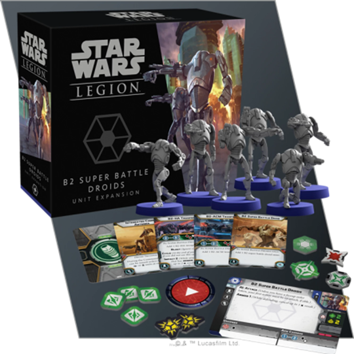 SW LEGION B2 SUPER BATTLE DROIDS (FR)