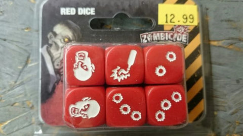 ZOMBICIDE SET DE DES ROUGE (FR)