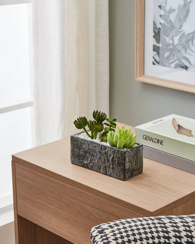 EGLO Kunstpflanze 14cm 428009 grün, im Topf