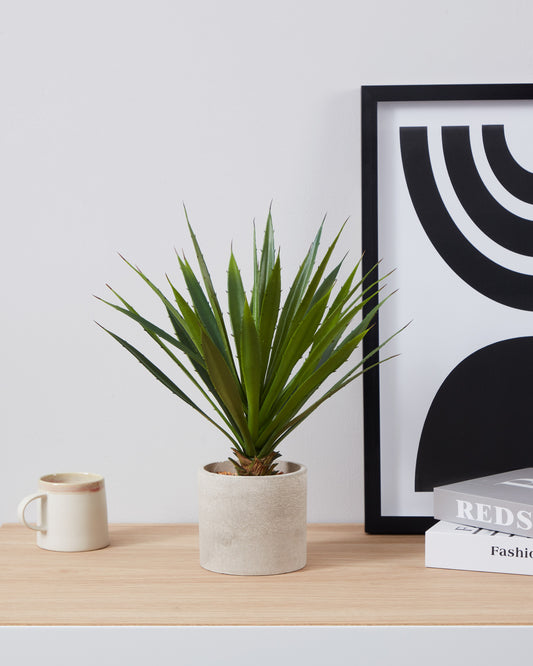 EGLO Kunstpflanze 39cm 428016 grün, im Topf