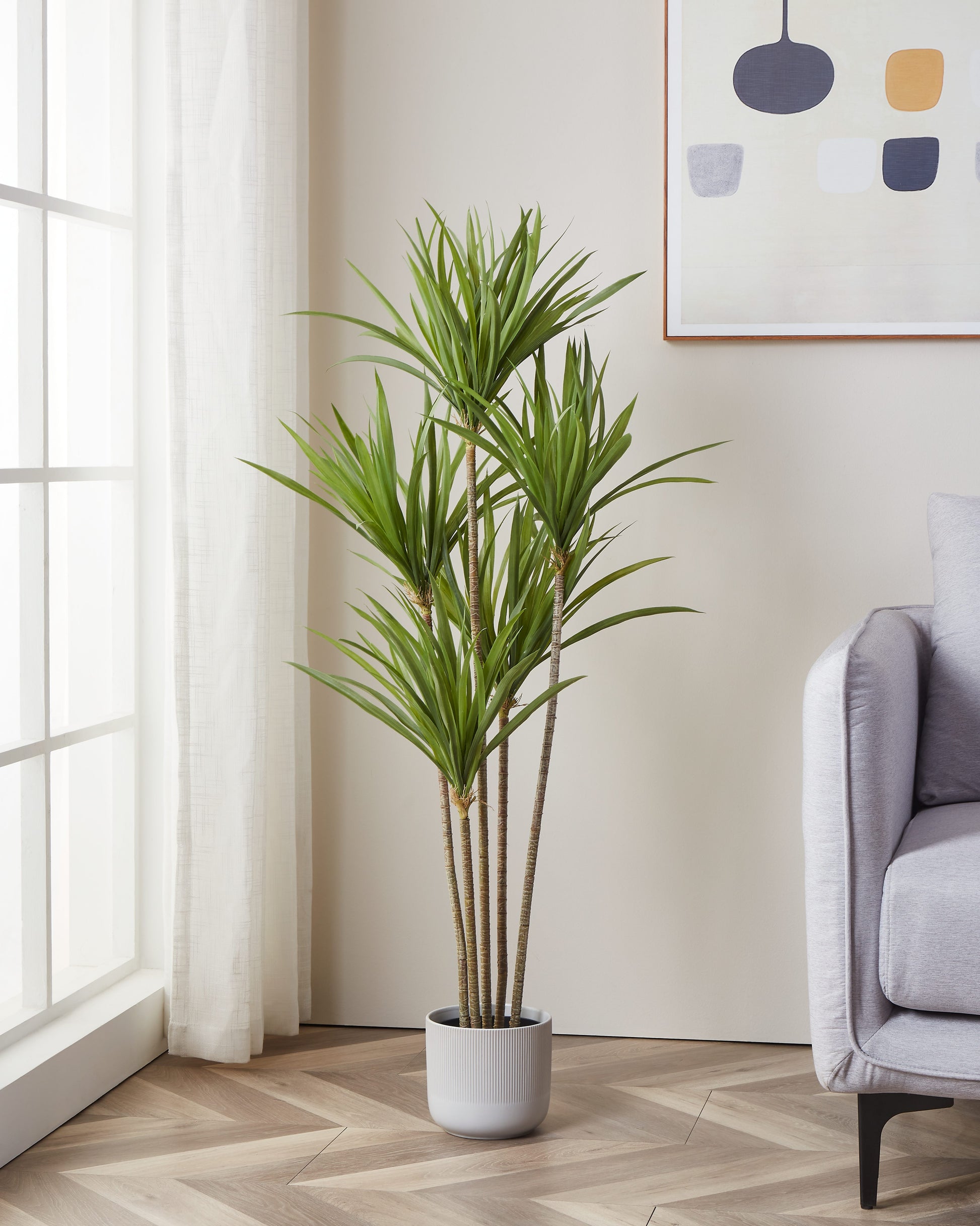 EGLO Kunstpflanze 120cm 428018 grün, im Topf