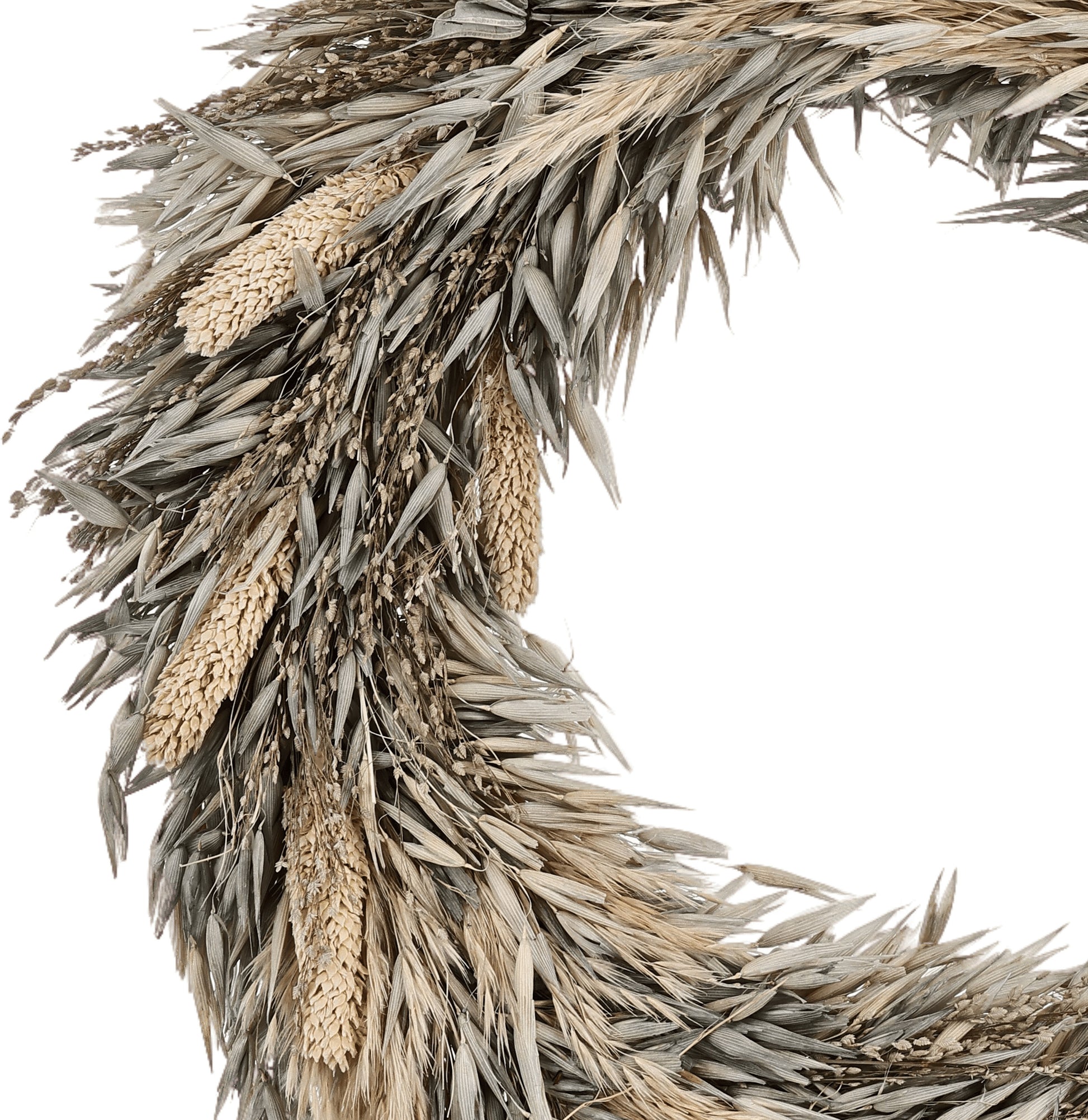 EGLO Trockenblumen MINALIN Ø36cm 428063 beige, Kranz
