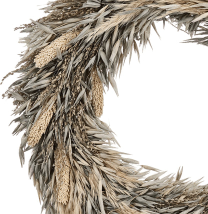 EGLO Trockenblumen MINALIN Ø36cm 428063 beige, Kranz