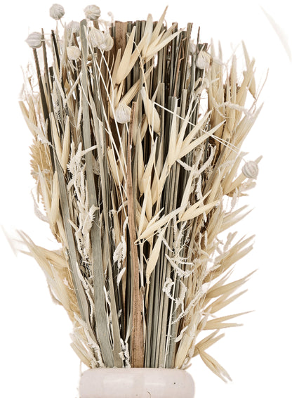 EGLO Trockenblumen CARAQ 28cm 428081 beige, mit Vase