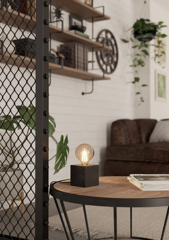 EGLO Tischleuchte PRESTWICK 2 43734 schwarz