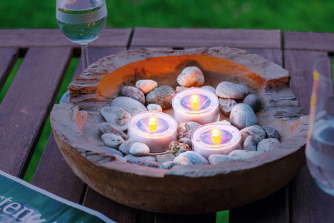 EGLO Solar LED Teelicht 48766 weiss 3 Stück