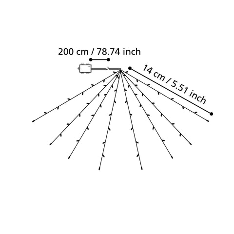 EGLO LED-RGB-LICHTERKETTE 64 48908 Batterieberieb