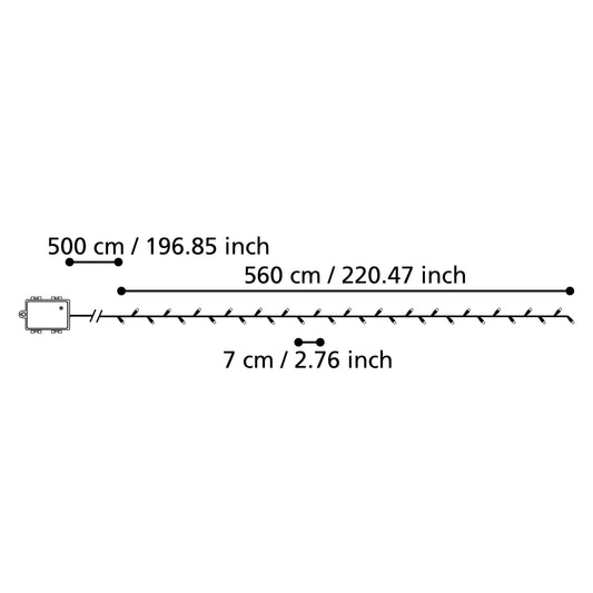 EGLO LED-RGB-LICHTERKETTE 80 48909 Batterieberieb