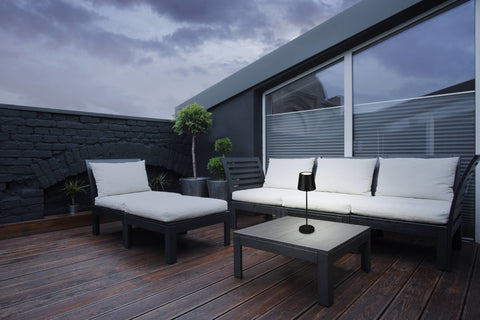 EGLO Tischleuchte Cabozo 75794 schwarz, Akku