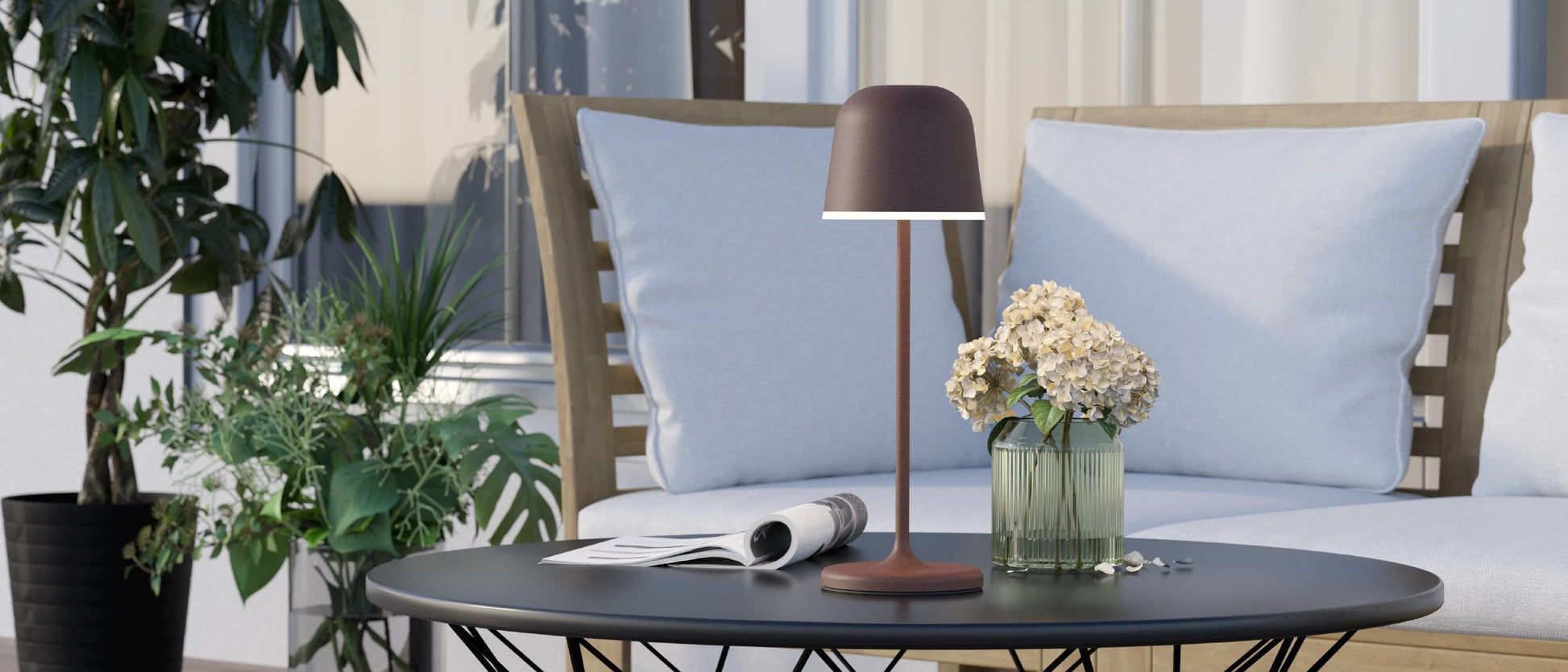 EGLO Tischleuchte Mannera 900459 braun, Akku