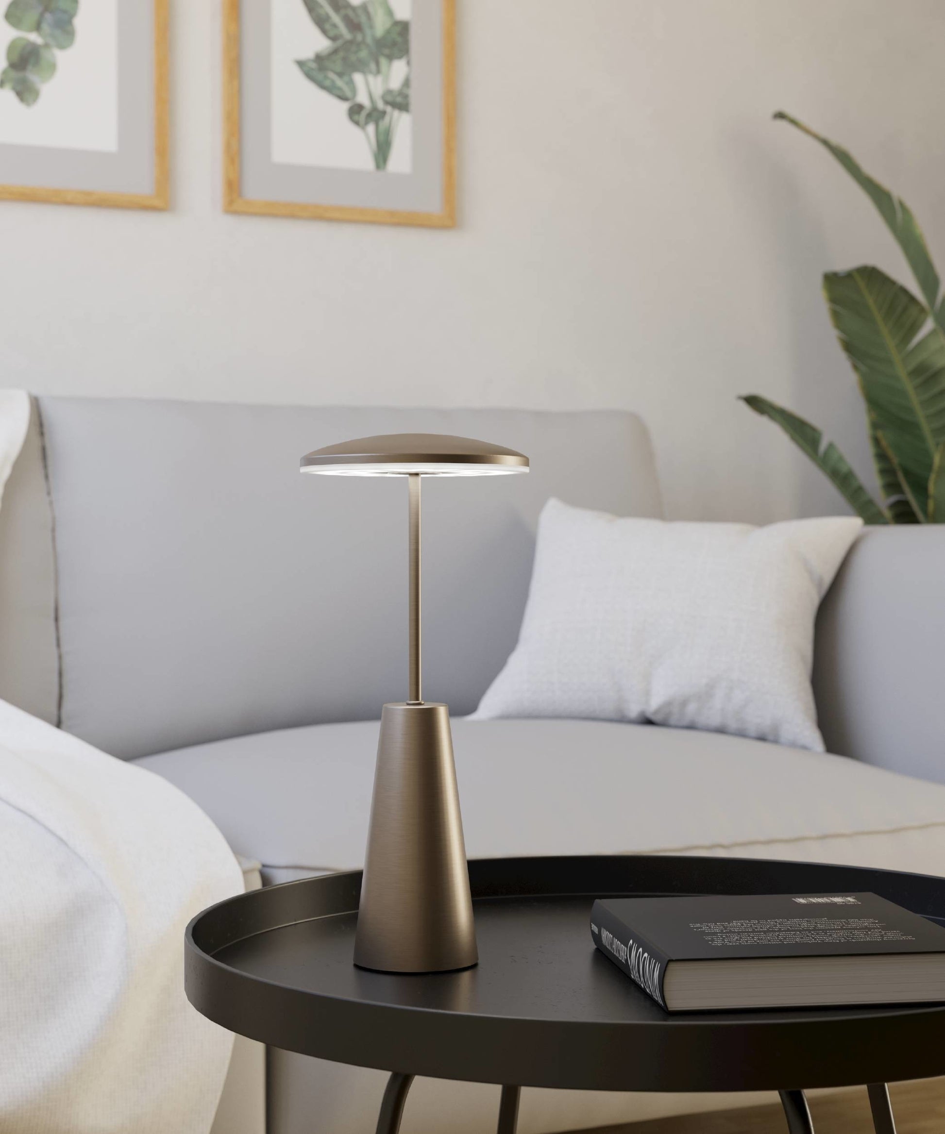 EGLO Tischleuchte Piccola 900924 bronze, Akku