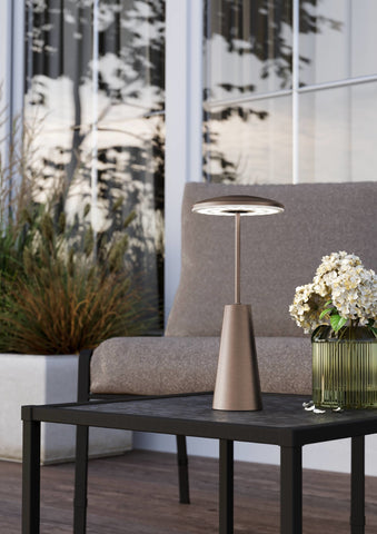 EGLO Tischleuchte Piccola 900924 bronze, Akku