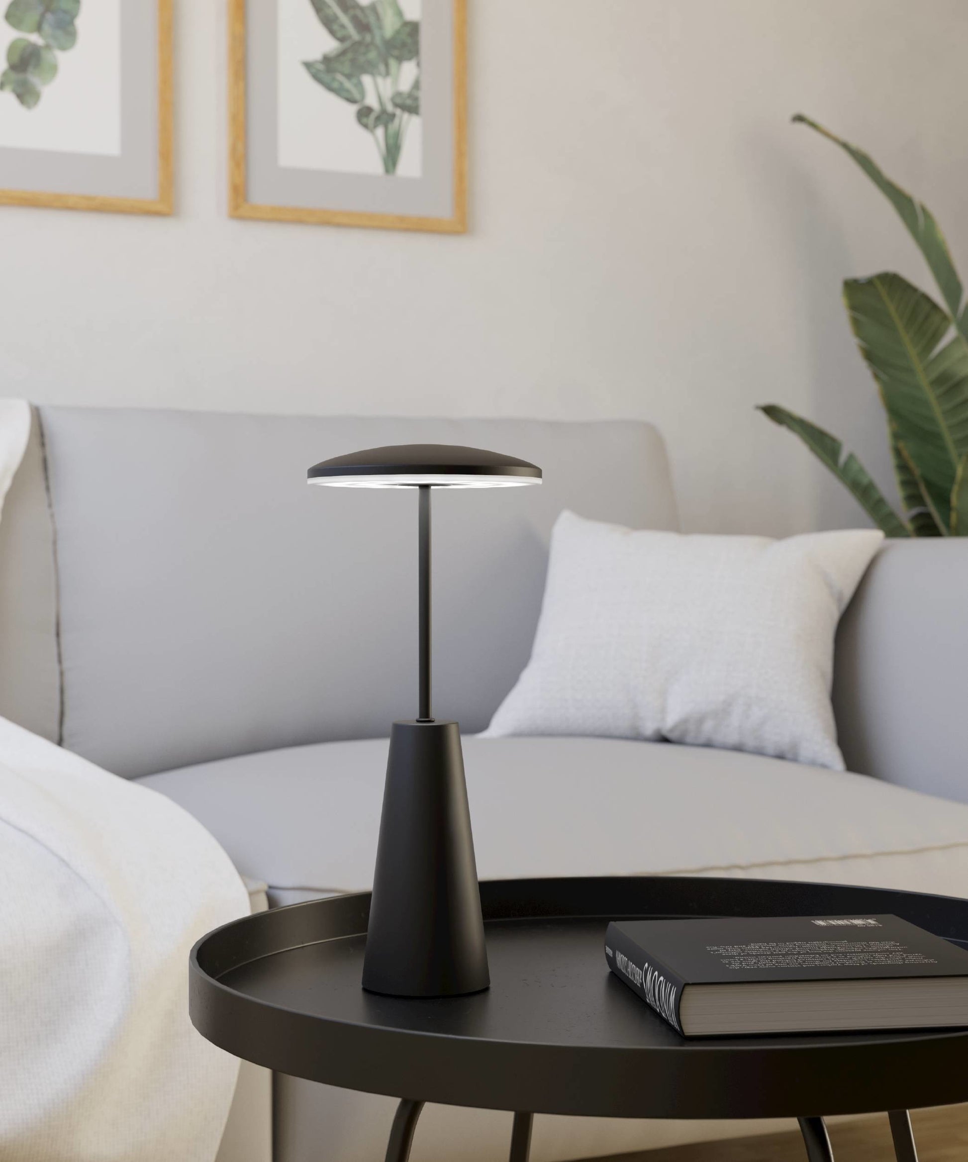 EGLO Tischleuchte Piccola 900925 schwarz, Akku