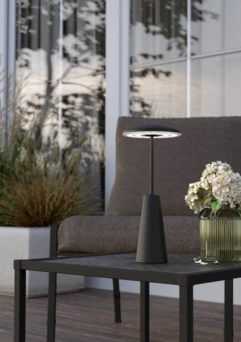 EGLO Tischleuchte Piccola 900925 schwarz, Akku