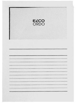 ELCO Organisationsmappe Ordo A4 29489.10 classico, weiss 100 Stück