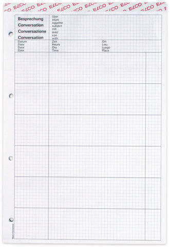 ELCO Besprechungsblock perf. A4 73516.19 hochweiss, 80g 80 Blatt