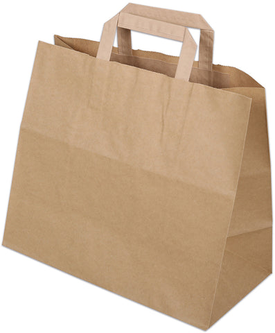 ELCO Tragetasche 320x170x290mm 83202.25 mit Henkel, braun 50 Stück