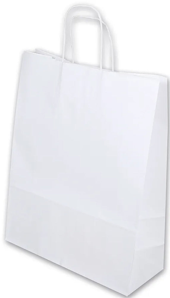 ELCO Tragetasche 320x130x280mm 84204.10 mit Kordel, weiss 50 Stück