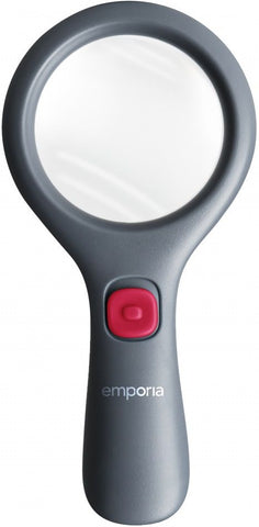 emporia Lese-Lupe LED-Licht 3fach Vergrösserung inkl. 2xAAA