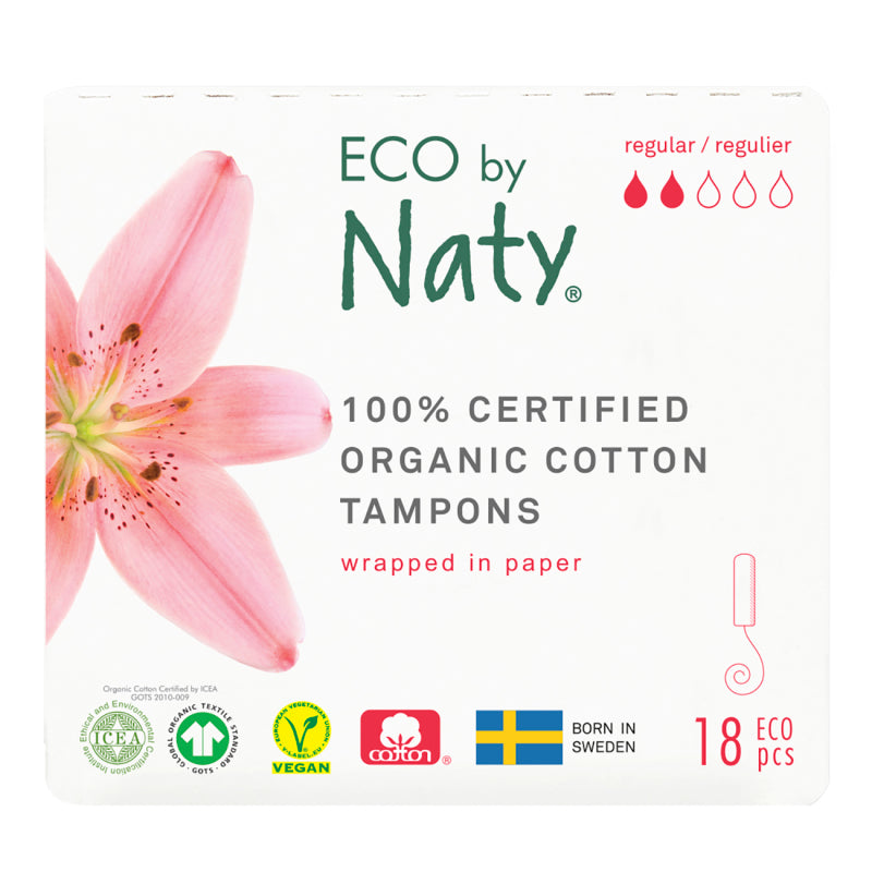 ECO BY NATY Tampons Regular ohne Applik.