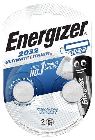 ENERGIZER Knopfzelle Ultimate Lithium 3V E301319301 235 mAh 2 Stück