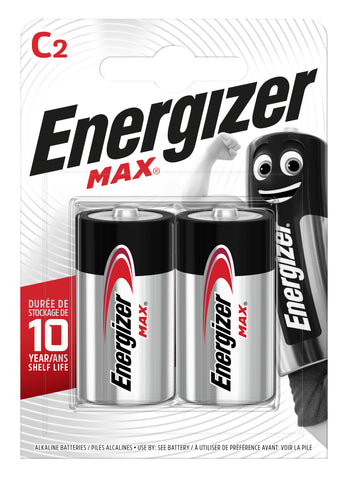 ENERGIZER Batterien Max C 1.5V E302306701 2 Stück