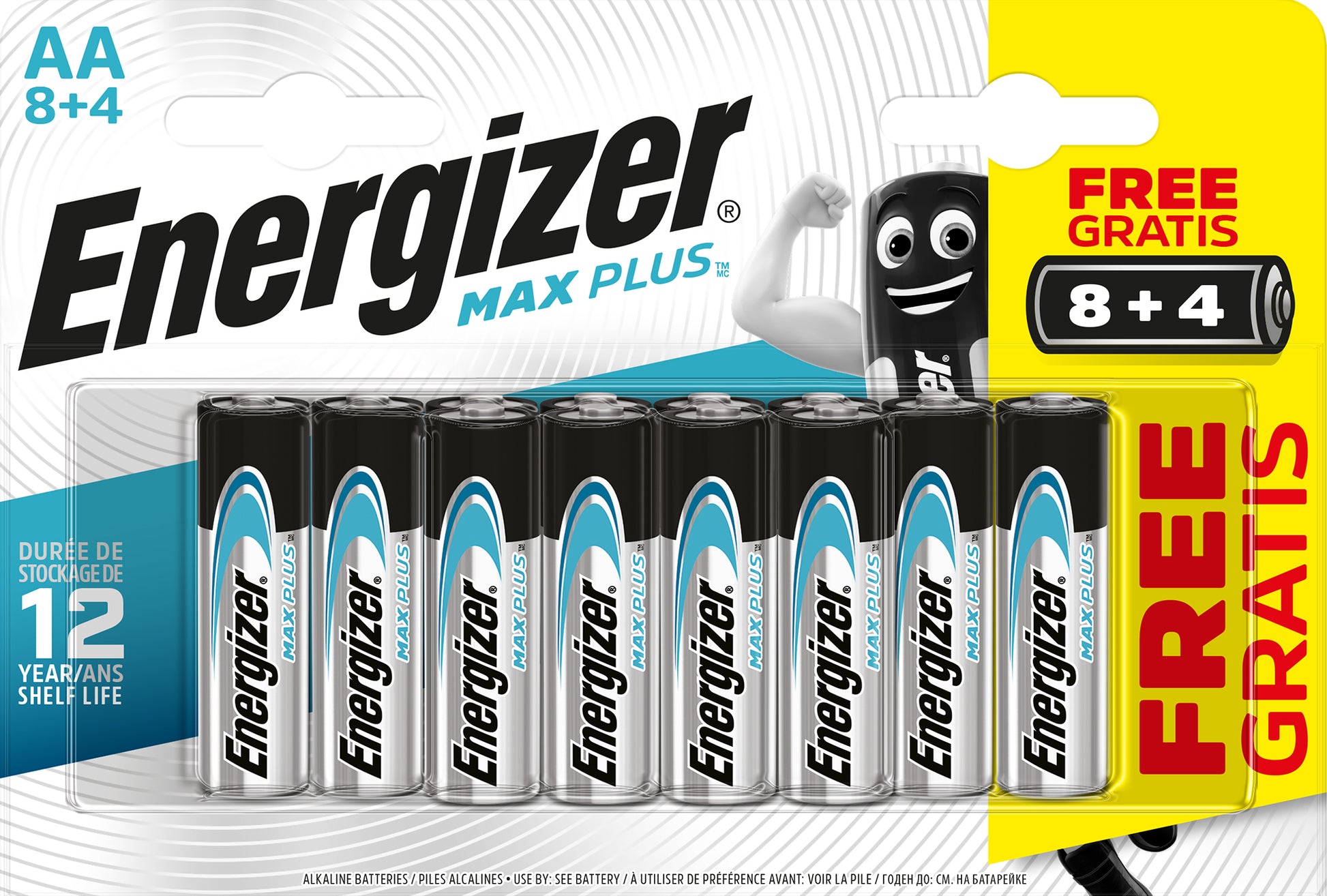 ENERGIZER Batterie E303322000 Max Plus AA/LR06 12 Stück