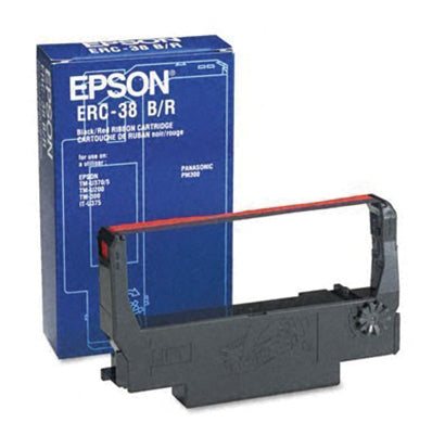 EPSON Farbband Nylon schwarz/rot S015376 Epson ERC 38, 1020169 1,5mio.Z