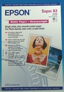 EPSON Matt Paper heavy weight A3+ S041264 InkJet 167g 50 Blatt