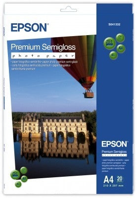 EPSON Premium semigl. Photo Paper A4 S041332 InkJet 251g 20 Blatt