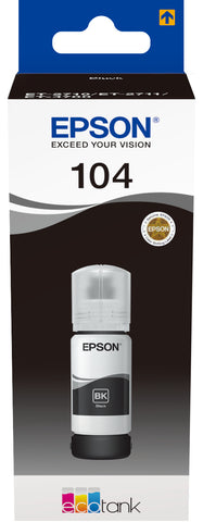 EPSON Tintenbehälter 104 schwarz T00P140 EcoTank ET-2710 4500 Seiten