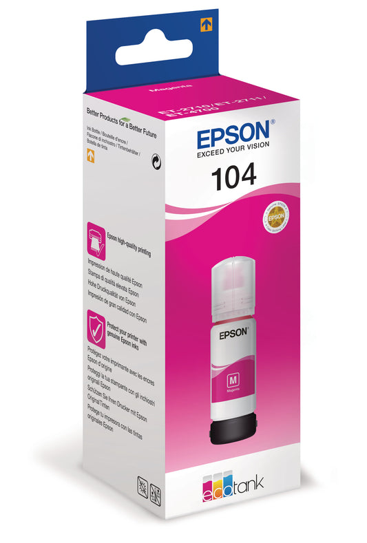 EPSON Tintenbehälter 104 magenta T00P340 EcoTank ET-2710 7500 Seiten