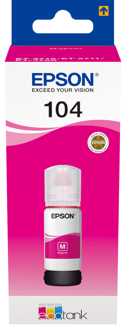 EPSON Tintenbehälter 104 magenta T00P340 EcoTank ET-2710 7500 Seiten