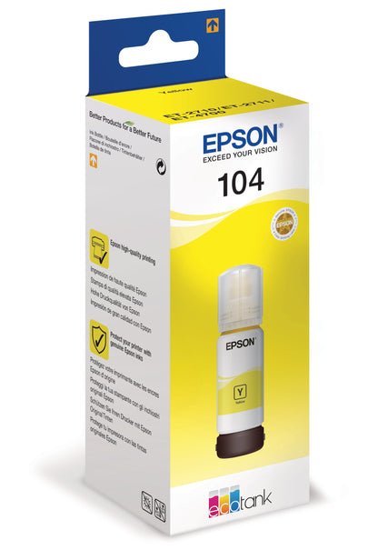 EPSON Tintenbehälter 104 yellow T00P440 EcoTank ET-2710 7500 Seiten