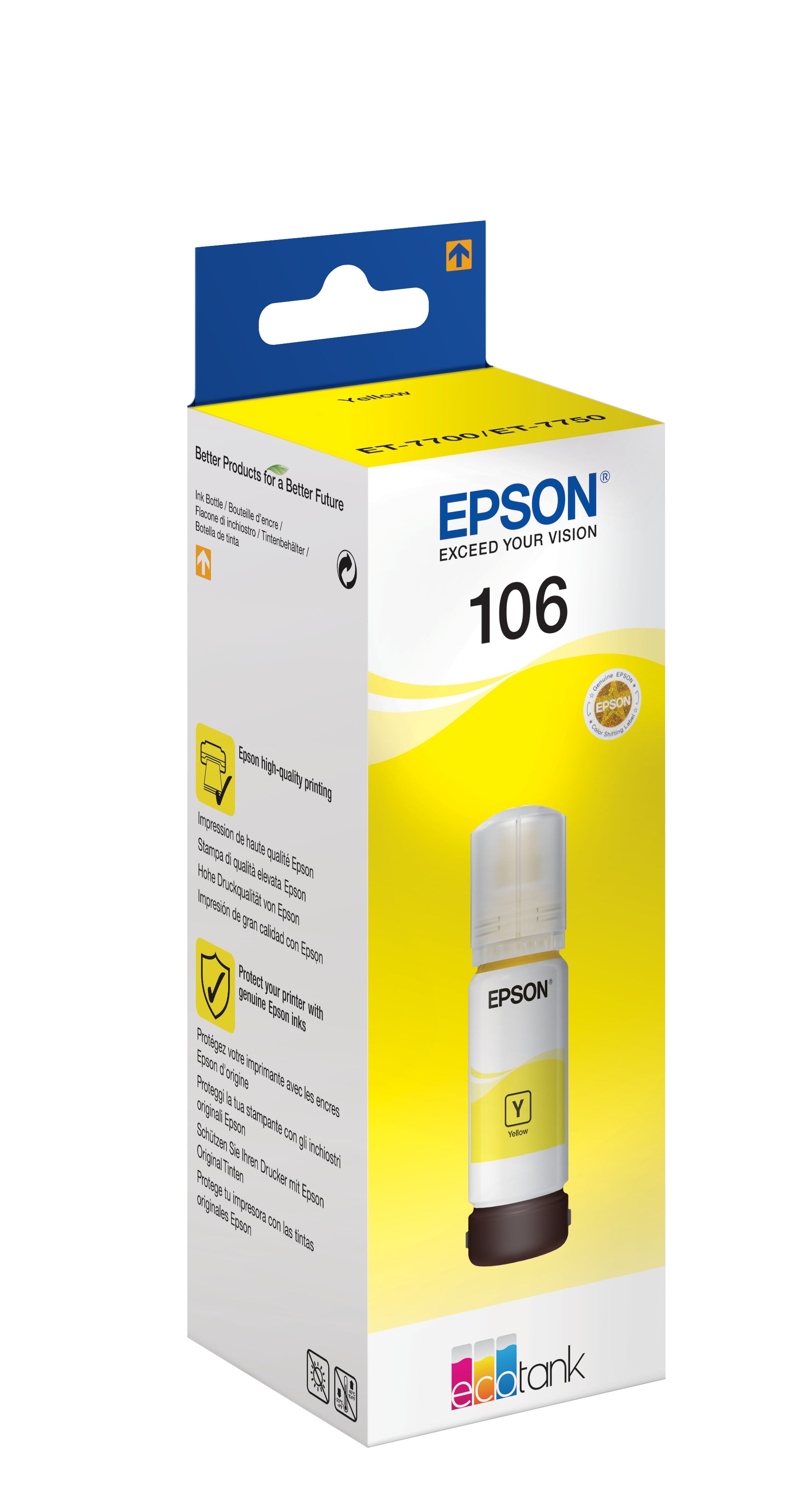 EPSON Tintenbehälter 106 yellow T00R440 EcoTank ET-7700 5000 Seiten