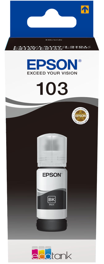 EPSON Tintenbehälter 103 schwarz T00S14A10 EcoTank ET-5190 4500 Seiten