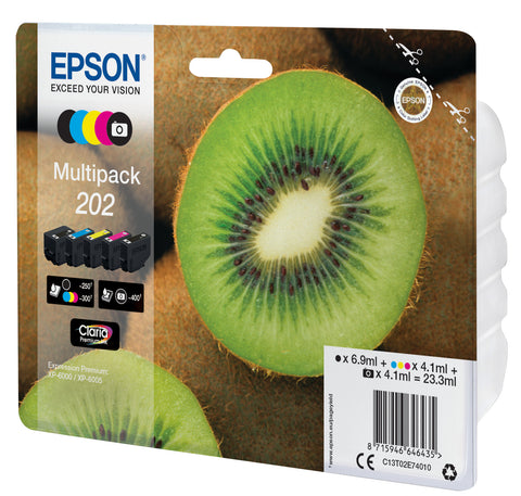 EPSON Multipack Tinte 202 5-color T02E740 XP-6000/6005